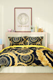 Marka Nevresim Takımı Çift Kişilik Pamuklu Saten Kumaş 6 Parça 3D Dijital Baskı Duvet Cover Set