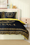 Marka Nevresim Takımı Çift Kişilik Pamuklu Saten Kumaş 6 Parça 3D Dijital Baskı Duvet Cover Set