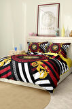 Marka Nevresim Takımı Çift Kişilik Pamuklu Saten Kumaş 6 Parça 3D Dijital Baskı Duvet Cover Set