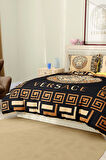 Marka Nevresim Takımı Çift Kişilik Pamuklu Saten Kumaş 6 Parça 3D Dijital Baskı Duvet Cover Set