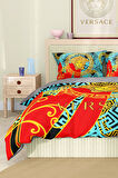 Marka Nevresim Takımı Çift Kişilik Pamuklu Saten Kumaş 6 Parça 3D Dijital Baskı Duvet Cover Set
