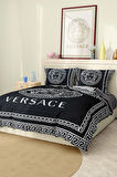 Marka Nevresim Takımı Çift Kişilik Pamuklu Saten Kumaş 6 Parça 3D Dijital Baskı Duvet Cover Set