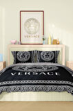 Marka Nevresim Takımı Çift Kişilik Pamuklu Saten Kumaş 6 Parça 3D Dijital Baskı Duvet Cover Set