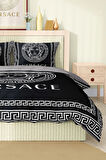 Marka Nevresim Takımı Çift Kişilik Pamuklu Saten Kumaş 6 Parça 3D Dijital Baskı Duvet Cover Set