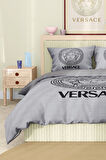 Marka Nevresim Takımı Çift Kişilik Pamuklu Saten Kumaş 6 Parça 3D Dijital Baskı Duvet Cover Set