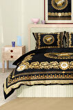 Marka Nevresim Takımı Çift Kişilik Pamuklu Saten Kumaş 6 Parça 3D Dijital Baskı Duvet Cover Set