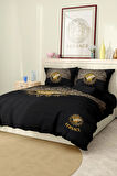 Marka Nevresim Takımı Çift Kişilik Pamuklu Saten Kumaş 6 Parça 3D Dijital Baskı Duvet Cover Set