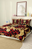 Marka Nevresim Takımı Çift Kişilik Pamuklu Saten Kumaş 6 Parça 3D Dijital Baskı Duvet Cover Set