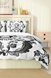 Marka Nevresim Takımı Çift Kişilik Pamuklu Saten Kumaş 6 Parça 3D Dijital Baskı Duvet Cover Set