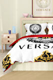 Marka Nevresim Takımı Çift Kişilik Pamuklu Saten Kumaş 6 Parça 3D Dijital Baskı Duvet Cover Set