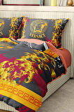 Marka Nevresim Takımı Çift Kişilik Pamuklu Saten Kumaş 6 Parça 3D Dijital Baskı Duvet Cover Set