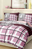 Marka Nevresim Takımı Çift Kişilik Pamuklu Saten Kumaş 6 Parça 3D Dijital Baskı Duvet Cover Set