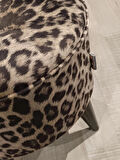 MERCAN MOBİLYA Leopar Desenli Puf Bench  43 cm