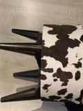 MERCAN MOBİLYA Puf Bench Leopar desen 43 cm