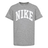 Club Little Jersey Knit Çocuk Gri Pamuklu T-Shirt