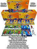 KingOfMan Hareketin Kralı (40 Mini Kutu-160 Adet Futbolcu Kartı -80 Adet Futbolcu Sticker -40 Adet Biblo Sticker) Futbolcu kartları Süper Final 1453 BD