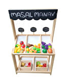 Ahşap Oyuncak Manav tazgahı