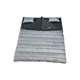 Masif -18 350 GR GRİ POLARLI YASTIKLI ÇİFT KİŞİLİK UYKU TULUMU GRİ