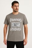 Bej Baskılı Erkek Tshirt