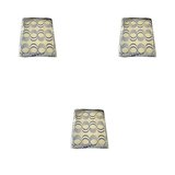 Omeyva Desenli Metalize Hediye Paketi Yapışkanlı Torba Poşet - 10x12 Cm. - 100 Adetlik 3 Paket