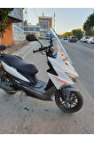 Motolüx Mtx 125 Siperlik Ön Cam 2022 2024 Model 65cm Şeffaf Renkli 4mm ORTA BOYLU CAM