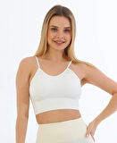 Murays form angel 3 lü kadın ip askılı pedli crop büstiyer