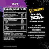 Mutant Hardcore BCAA - Pre, Intra or Post Workout – BCAA Next Level branched-Chain Amino Acids Supplement – Hydration + Recovery - 30 Serving