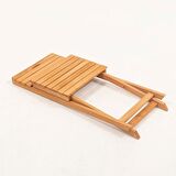 Meya Dekor Sırt ve Oturak Minderli Balkon Bahçe Mutfak 3'lü Bistro Set Katlanır Masa-Sandalye 50X50 Masalı