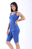 Kadın Dizüstü Taytlı Tankini Mayo Takımı 38-52