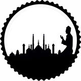 Miyrem Dua Eden İnsan Sticker 20 x 20 cm