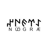 Miyrem Göktürkçe ERGÜN İsmi Yazı Sticker Yükseklik 5 Cm