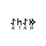 Miyrem Göktürkçe METE İsmi Yazı Sticker Yükseklik 5 Cm