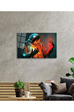  Miyrem Glasses Collection -A1^#  Astronot Uzay Evren Cam TabloCam Tablo