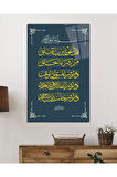  Miyrem Glasses Collection -A1^#  İslami Sure Kuran Ayeti Dini İslami Cam Tablo