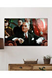  Miyrem Glasses Collection -A1^#  Atatürk Portresi Uv Baskılı Cam Tablo