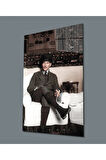  Miyrem Glasses Collection -A1^#  Takım Elbiseli Oturan Atatürk Cam Tablo