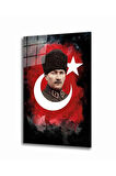  Miyrem Glasses Collection -A1^#  Atatürk Cam Tablo Dayanıklı Temperli Cam 4 Mm