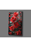  Miyrem Glasses Collection -A1^#  Kırmızı Yağmur Cam Tablo  
