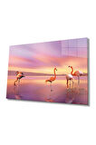  Miyrem Glasses Collection -A1^#  Flamingo Hayvan Cam Tablo