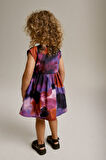 Next Baby % 100 Pamuklu Mor Batik Keten Elbise