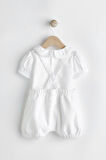 Next Baby % 100 Pamuklu Beyaz Smart Gömlek Salopet Set
