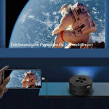 1080P Mini Projeksiyon Cihazı Telefon Yansıtma Powerbank İle Çalışabilir Açık Hava Çadır Projeksiyon