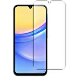 Samsung Galaxy A15 Uyumlu Kırılmaz Ekran Koruyucu Temperli Cam