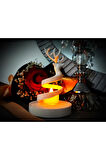 Özel Tasarım Geyik Tea Light Dekoratif Hediyelk Bioplastik Tealight Mumluk