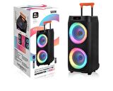 NDR-1096 BÜYÜK BOY BLUETOOTH HOPARLÖR KABLOSUZ TEKERLEKLİ TAŞINABİLİR KABLOSUZ SPEAKER TOPLANTI ANFİ