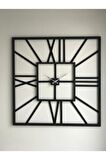 Ferforje 80*80 Cm Metal Duvar Saati