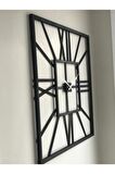 Ferforje 80*80 Cm Metal Duvar Saati