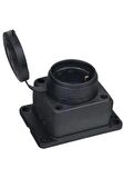 Ne-Ad 4003 1x16A Kauçuk Duvar Prizi Tekli 