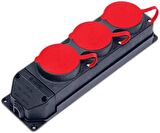 Ne-ad 4012 3x25 A 3'lü Kauçuk Grup Priz Kablosuz