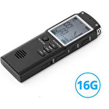  Ses Kayıt Cihaz ekranlı 16 GB Dijital Ses Kaydedici  - Mp3 Çalar Mp4Kingboss 